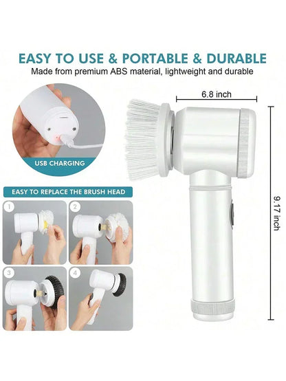 CleanPro X – Brosse Électrique de Nettoyage Sans Fil Rechargeable